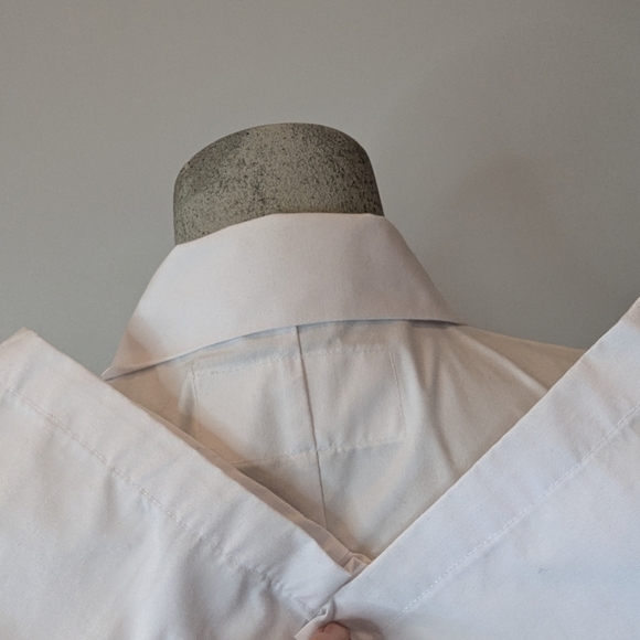 Professional Unisex Lab Coat with 3 pockets Unisex Sz Med Mens Fits women's L/XL - Picture 5 of 7